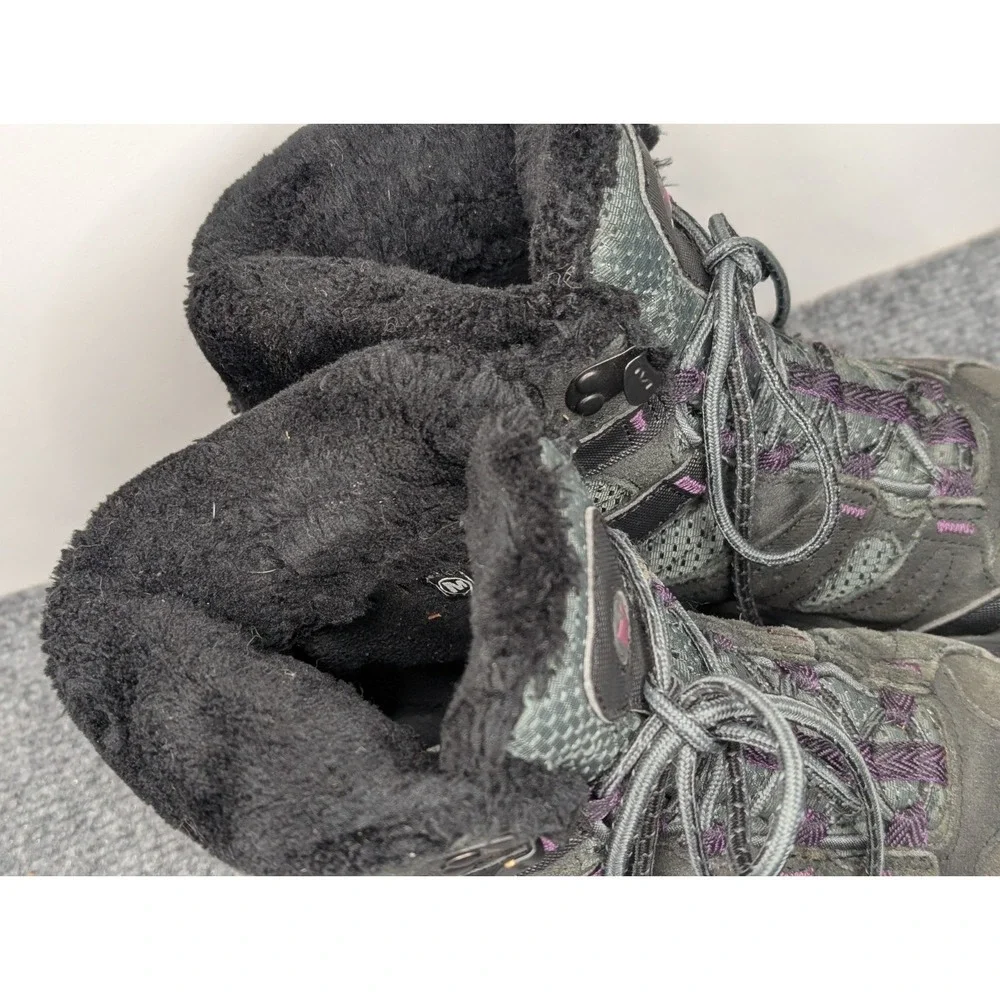 Merrell Black Damson‎ Women's Size 8 Hiking Boots 200 Gram Insulated J097136C